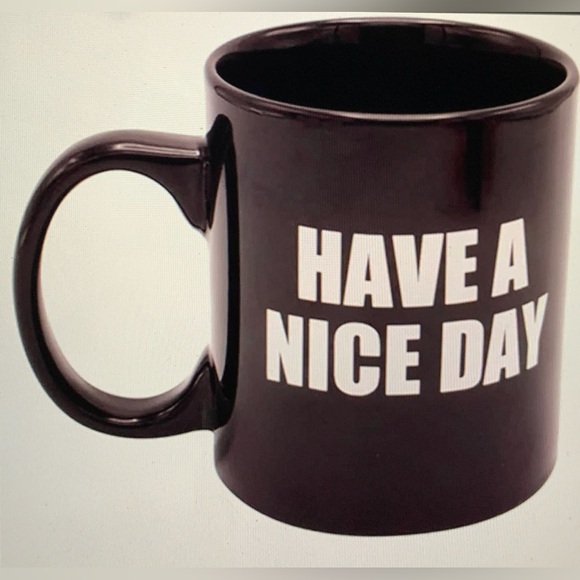 Hidden Have a Nice Day Message Novelty Mug 2 pk. - Picture 2 of 3